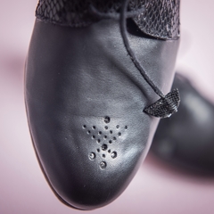 Derby Mia Black - Romina Granata Shoes