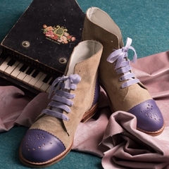 Borcegos Amelie color combinado