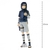 Figure Naruto Shippuden - Uchiha Sasuke - Nero Grandista