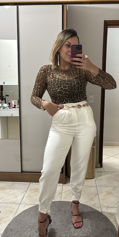 Body Tule Onça - loja online