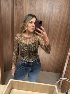 Body Tule Onça - comprar online