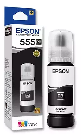 Garrafa de Tinta Epson Preta Fotográfica Epson T555120-AL