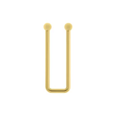 ENTRESSEIO RETANGULAR OURO 78MM