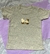 blusa cinza claro M ( 4 anos)