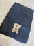 trocador de fralda portátil urso azul escuro
