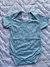 body de malha P azul claro - comprar online