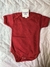 body de algodão P vermelho - comprar online