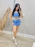 Saia jeans pedraria