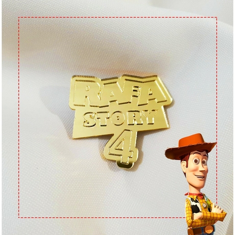 10 - Apliques Logo Toy Story Estrela Xerife