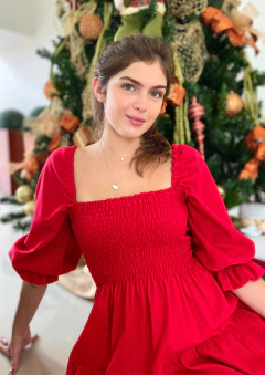 Vestido Marina curto vermelho - comprar online