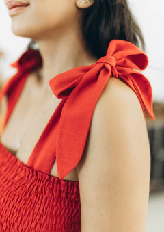Vestido Clara Vermelho - comprar online
