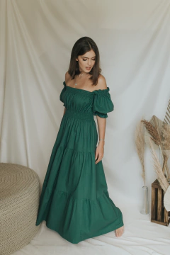 Vestido Malu Verde Silvestre - comprar online