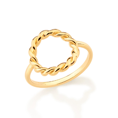 Anel rommanel folheado a ouro - 513067