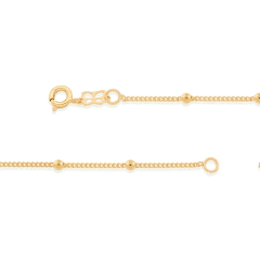 Pulseira folheada a ouro com bolas - 550195 - comprar online