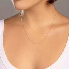 Cordão folheado a ouro fio grumet - tam.50 - 53069550 - comprar online