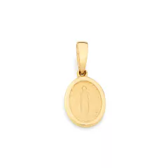 Pingente ROMMANEL folheado a ouro medalha milagrosa - 540478