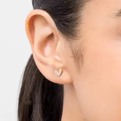 BRINCO ROMMANEL ONE CORAÇÃO FOLHEADO A OURO 18K - 527219 - loja online