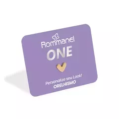 BRINCO ROMMANEL ONE CORAÇÃO FOLHEADO A OURO 18K - 527219