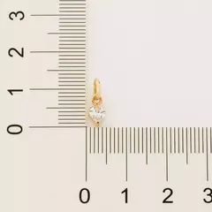 PINGENTE SOLITÁRIO CORAÇÃO BANHADO A OURO 18K - 5424470006 na internet