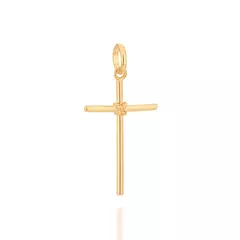 PINGENTE ROMMANEL BANHADO A OURO 18K CRUZ - 5401800000