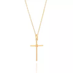 PINGENTE ROMMANEL BANHADO A OURO 18K CRUZ - 5401800000 na internet