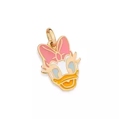 PINGENTE ROSTO DA MARGARIDA BANHADO A OURO 18K COM APLICAÇÃO DE RESINA - TAM.ÚNICO 5427510014