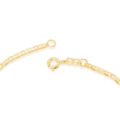Pulseira Rommanel de chapinha folheada a ouro - 550428 - comprar online
