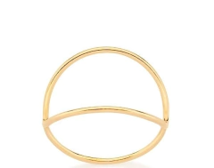 ANEL ROMMANEL FOLHEADO A OURO - 513057 - comprar online