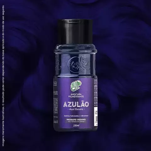6 Un. Máscara Pigmentante Kamaleão Color Azulão 150ml