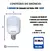 Kit 5 Lâmpada 40w Alta Potência Branco Frio 6500k Bivolt E27 Cor da luz Branco-frio 110V/220V na internet