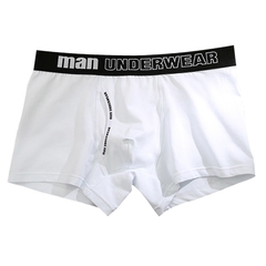 Imagem do Calcinha do esporte do algodão macio para homens sem costura boxers masculino macio letra cinto cuecas respirável sexy confortável boxers shorts