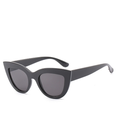 Jifanpaul cat-eye óculos de sol anti-azul luz uv400 grande caixa de óculos de sol deslumbrante óculos de sol feminino óculos na moda personalidade na internet