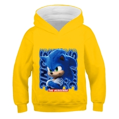 Sonic crianças hoodie roupas infantis divertido jogo hoodie adequado para bebê meninos algodão manga longa pulôver moletom 4-14 anos na internet