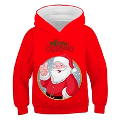 Imagem do Plstar cosmos feliz natal papai noel 3d impresso moletons moletom zip com capuz para homem e mulher casual streetwear estilo-11