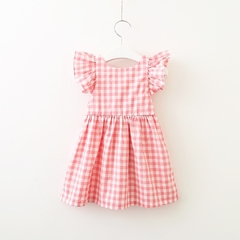 Imagem do 2021 novo verão para meninas vestido cinta oco bordado casual sem mangas festa princesa vestido para crianças do bebê crianças meninas roupas