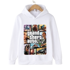 Outono/inverno novos produtos crianças impresso pulôver meninos jogos gt5 impresso roupas moda moletom com capuz meninos das crianças na internet