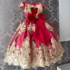 4-10 anos crianças vestido para meninas de casamento tule vestido da menina do laço elegante princesa festa pageant formal vestido para crianças adolescentes vestido na internet