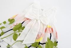 2021 novo verão para meninas vestido cinta oco bordado casual sem mangas festa princesa vestido para crianças do bebê crianças meninas roupas - comprar online