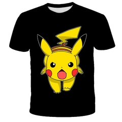 Menino e menina 3d verão pokemon moda dos desenhos animados t-shirts hip hop streetwear casual manga curta das mulheres dos homens impresso camiseta 4t-14t - comprar online