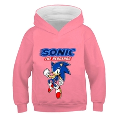 Sonic crianças hoodie roupas infantis divertido jogo hoodie adequado para bebê meninos algodão manga longa pulôver moletom 4-14 anos - comprar online