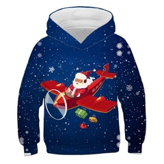 Plstar cosmos feliz natal papai noel 3d impresso moletons moletom zip com capuz para homem e mulher casual streetwear estilo-11 - Lojas Stefano