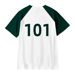 round 6 3d camiseta drama coreano 218 número roupas esportivas soltas crianças meninos camiseta masculina e feminina de manga curta na internet