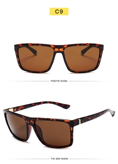 2021 óculos de sol masculino clássico quadrado óculos de sol marca design uv400 proteção máscaras óculos de sol hombre motorista