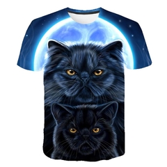 2021 legal moda t camisa para homem e mulher adorável dois gatos impressão 3d t-shirts de manga curta verão camisas masculinas t camisas XXS-6XL