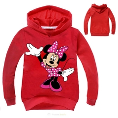 Moletom com capuz 3d para bebês, roupas para crianças com desenho mickey e minnie para outono e inverno - comprar online
