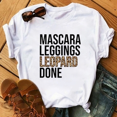 Maycaur camiseta feminina estampa de leopardo, maycaur, camiseta feminina casual e branca, camiseta harajuku, femme, tops, camisetas na internet