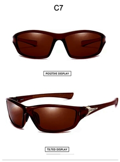 Imagem do 2021 nova moda masculina óculos de sol tac material novo polarizado visão noturna óculos de sol esportes polarizados óculos de sol ao ar livre
