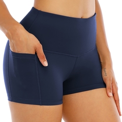 Athvotar-shorts esportivo feminino de cintura alta, roupa para yoga, corrida, nudez, academia, secagem rápida, verão - loja online