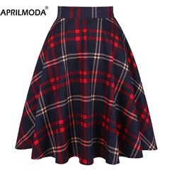 Girassol outono saias plissadas 2021 mulheres saias midi faldas 50s 1950s vintage feminino grande balanço dona de casa rockabilly festa saia na internet
