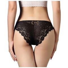 Mulheres sexy tule rendas cintura baixa perspectiva sensualidade calcinha calcinha de renda calcinha feminina cintura alta plus size feminino - loja online
